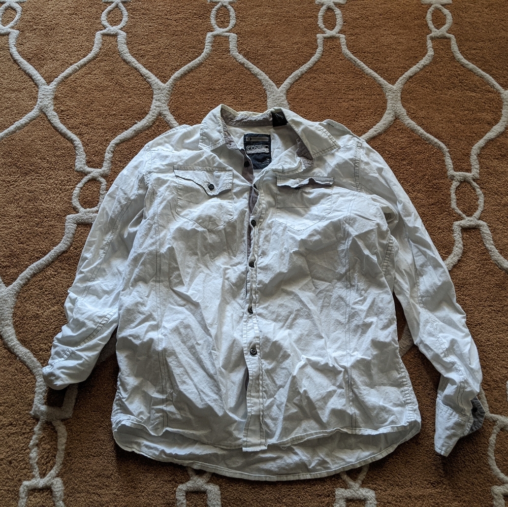 Button up white shirt